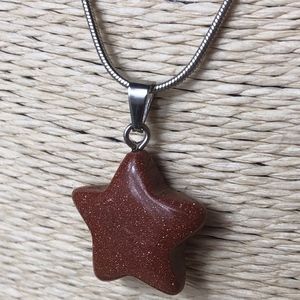 🔥HOT SALE🔥 Red Goldstone Boho Chakra Necklace